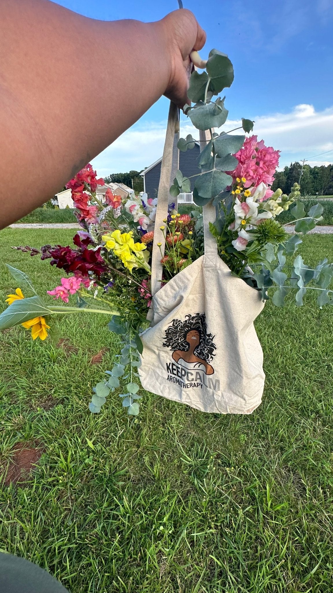 Calm Shopping Tote - KeepCalmAromatherapy