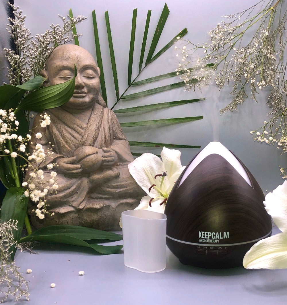  PERPURITY Aromatherapy Diffuser with Bluetooth Speaker